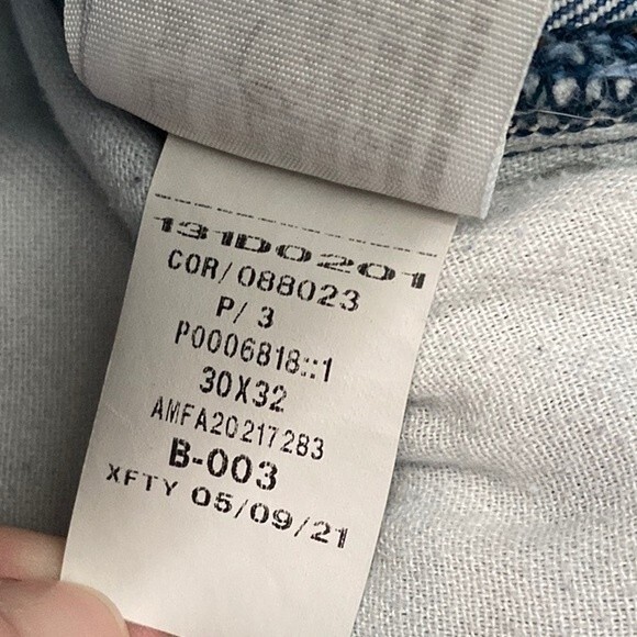 Abercrombie &‎ Fitch 30x32 A&F Vintage Stretch 90s Slim Jeans Denim Distressed - Picture 13 of 14